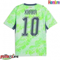 Camiseta Suiza Granit Xhaka #10 Visitante Equipación Mundial 2026 manga corta